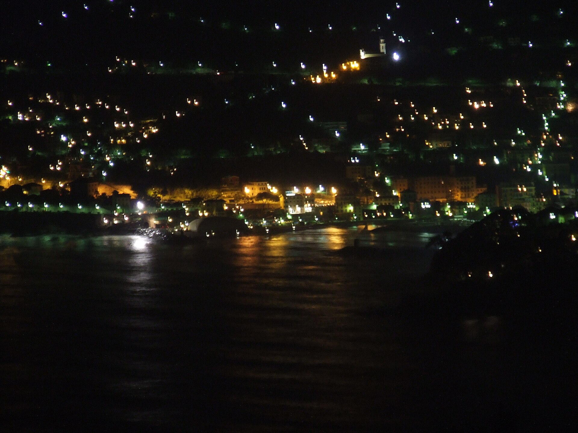 Camogli fishing village colourful harbour